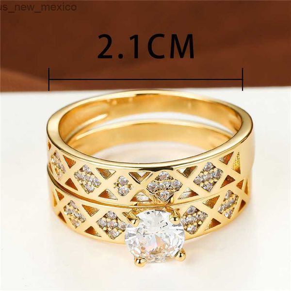 band rings trendy crystal round stone wedding rings gold color bridal ring sets retro hollow geometric ring set for women party r230831, Silver
band rings trendy crystal round stone wedding rings gold color bridal ring sets retro hollow geometric ring set for women party r230831, Silver