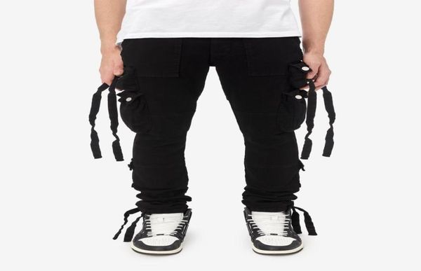 falection mens 21ss amimike jeans zipper pocket cargo pants black jeans 038687458, Blue
falection mens 21ss amimike jeans zipper pocket cargo pants black jeans 038687458, Blue