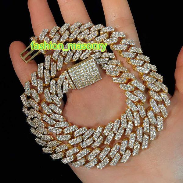 iced out hip hop solid14k yellow gold miami cuban link moissanite chain, Silver
iced out hip hop solid14k yellow gold miami cuban link moissanite chain, Silver