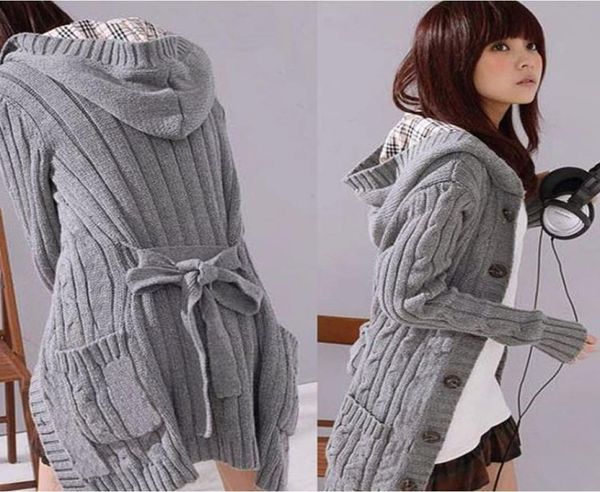 wholewomen long sleeve winter warm sweater knitted cardigan outwear jacket coat with belt 2020 fashion loose sweater women sw4764685, Black
wholewomen long sleeve winter warm sweater knitted cardigan outwear jacket coat with belt 2020 fashion loose sweater women sw4764685, Black
