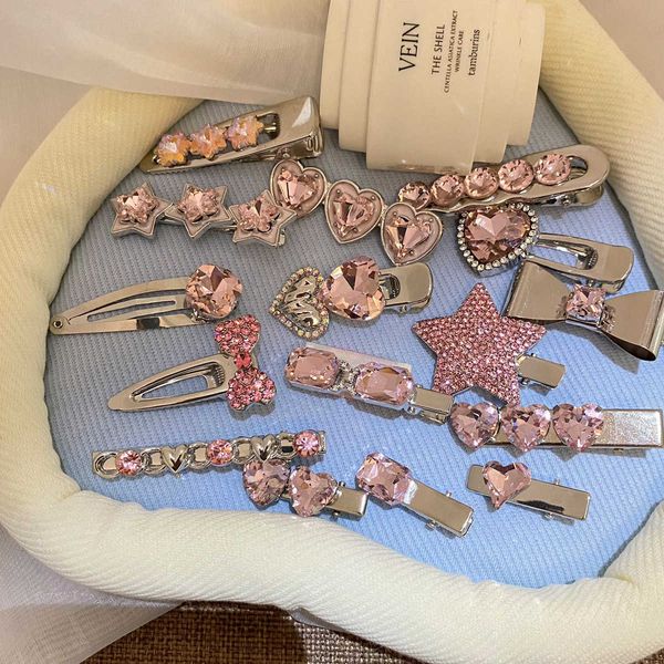 pink love star rhinestone hairpin sweet and cool girl style metal y2k bang side clip new hairpin, Slivery;white
pink love star rhinestone hairpin sweet and cool girl style metal y2k bang side clip new hairpin, Slivery;white