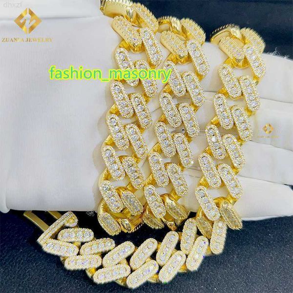zuanfa jewelry hiphop chain 925 silver iced out vvs moissanite cuban chain necklace
zuanfa jewelry hiphop chain 925 silver iced out vvs moissanite cuban chain necklace