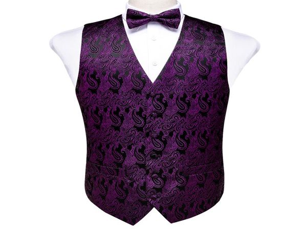 us warehouse men039s classic purple paisley silk jacquard waistcoat vest bow tie pocket square cufflinks set fashion party wedd3169686, Black;white
us warehouse men039s classic purple paisley silk jacquard waistcoat vest bow tie pocket square cufflinks set fashion party wedd3169686, Black;white