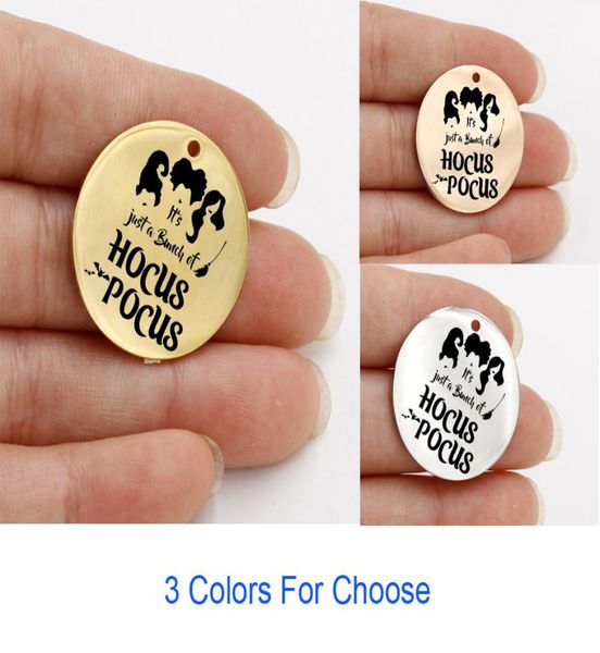 stainless steel circle halloween charm 3 colors for choose it039s just a bunch of hocus pocus charm9810631, Bronze;silver
stainless steel circle halloween charm 3 colors for choose it039s just a bunch of hocus pocus charm9810631, Bronze;silver