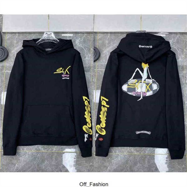 2023 new classics mens womens hoodies heart brand crew neck chromess short sleeves ch 23ss sweater casual horseshoe sanskrit designers tees, Black
2023 new classics mens womens hoodies heart brand crew neck chromess short sleeves ch 23ss sweater casual horseshoe sanskrit designers tees, Black