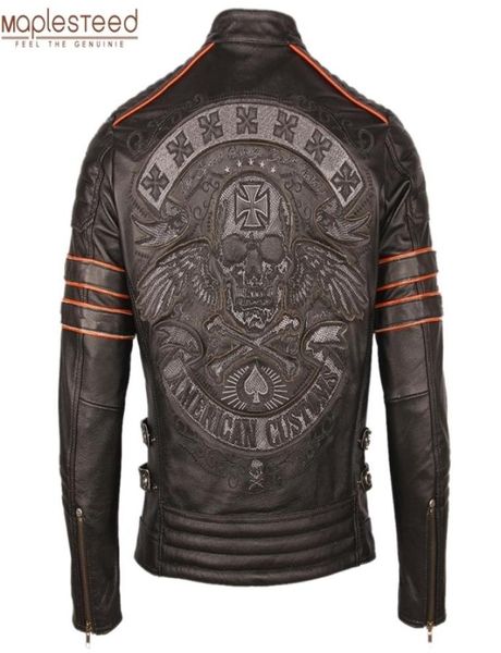 black embroidery skull motorcycle leather jackets 100 natural cowhide moto jacket biker leather coat winter warm clothing m219 206014699
black embroidery skull motorcycle leather jackets 100 natural cowhide moto jacket biker leather coat winter warm clothing m219 206014699