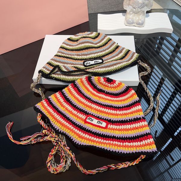 designer new colourful tie stripe knit fisherman's hat sub fashion party trend pieces, Blue;gray
designer new colourful tie stripe knit fisherman's hat sub fashion party trend pieces, Blue;gray
