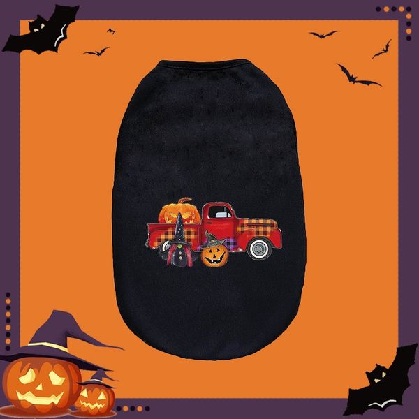 pet halloween clothing cat small and medium dog printed vest top
pet halloween clothing cat small and medium dog printed vest top