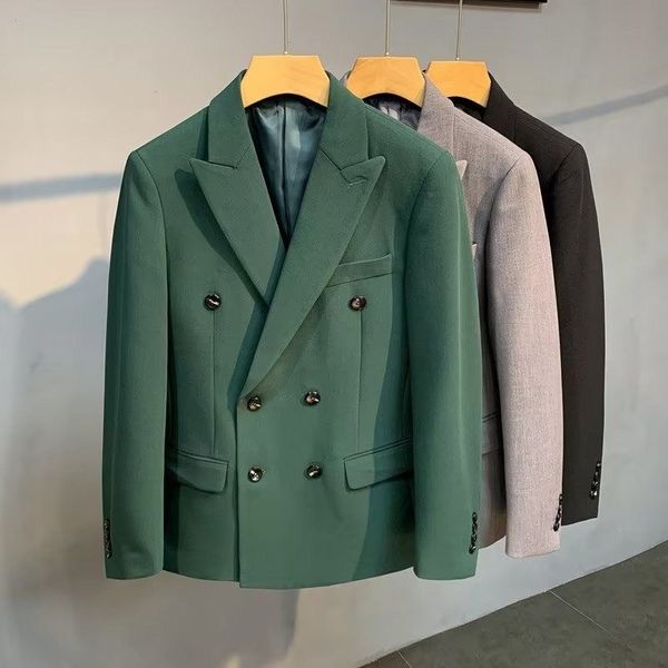 designer blazer men's suits solid color suede business gentleman lapel casual fashion suit jacket, White;black
designer blazer men's suits solid color suede business gentleman lapel casual fashion suit jacket, White;black