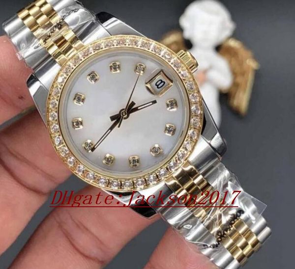 lady diamonds watch women watchs 31mm women watch day dateday girl sapphire glass wristwatch automatic mechanical-05, Slivery;brown
lady diamonds watch women watchs 31mm women watch day dateday girl sapphire glass wristwatch automatic mechanical-05, Slivery;brown