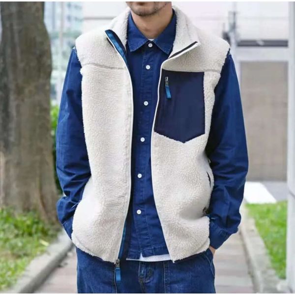 designer vests parkas s jackets lamb fleece vest for men and womens outerwear fleece jacket thick warm down couple coats loose332, Black;white
designer vests parkas s jackets lamb fleece vest for men and womens outerwear fleece jacket thick warm down couple coats loose332, Black;white