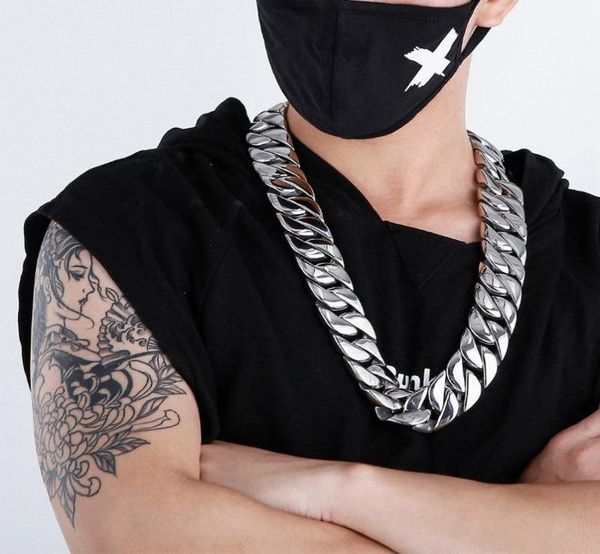 chains 2030mm matte brushed polished cuban link necklace 316l stainless steel mens chain thick choker8847162, Silver
chains 2030mm matte brushed polished cuban link necklace 316l stainless steel mens chain thick choker8847162, Silver