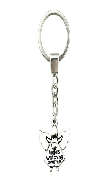 6 pieces key chain women key rings fashion keychains for men angels watching over me 20x19mm5583937, Slivery;golden
6 pieces key chain women key rings fashion keychains for men angels watching over me 20x19mm5583937, Slivery;golden