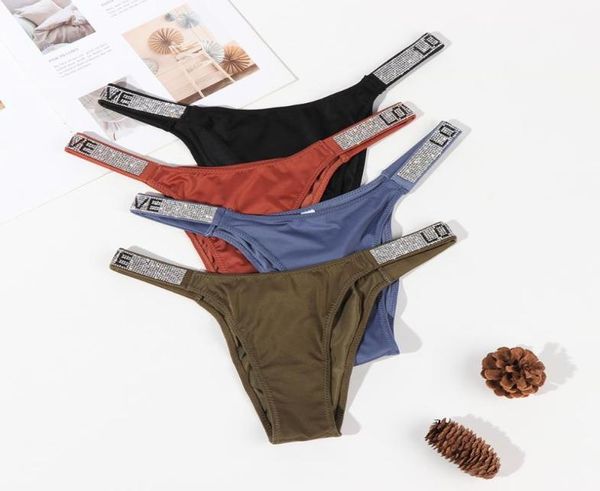 women's panties women rhines g-string diamonds thong letter briefs low waist shorts t-back fitness triangle underwear3033647, Black;pink
women's panties women rhines g-string diamonds thong letter briefs low waist shorts t-back fitness triangle underwear3033647, Black;pink