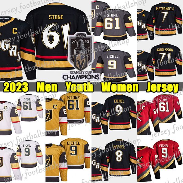 #61 mark stone reverse retro hockey jersey #9jack eichel phil kessel alex pietrangelo william karlsson jonathan marchessault logan thompson, Black;red
#61 mark stone reverse retro hockey jersey #9jack eichel phil kessel alex pietrangelo william karlsson jonathan marchessault logan thompson, Black;red