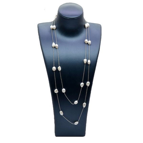 pendant necklaces baroque long necklace natural freshwater pearl multicolor irregular shape dress accessories ladies 230831, Silver
pendant necklaces baroque long necklace natural freshwater pearl multicolor irregular shape dress accessories ladies 230831, Silver