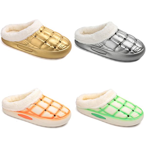 2023 winter fleece slippers warm home cotton men woman golden silver green orange black couple shoes
2023 winter fleece slippers warm home cotton men woman golden silver green orange black couple shoes
