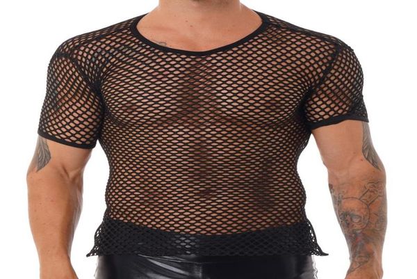 men's t-shirts mens fashion hollow out fishnet short sleeve t-shirt round neck criss back tee party nightclub performance cost5785888, White;black
men's t-shirts mens fashion hollow out fishnet short sleeve t-shirt round neck criss back tee party nightclub performance cost5785888, White;black