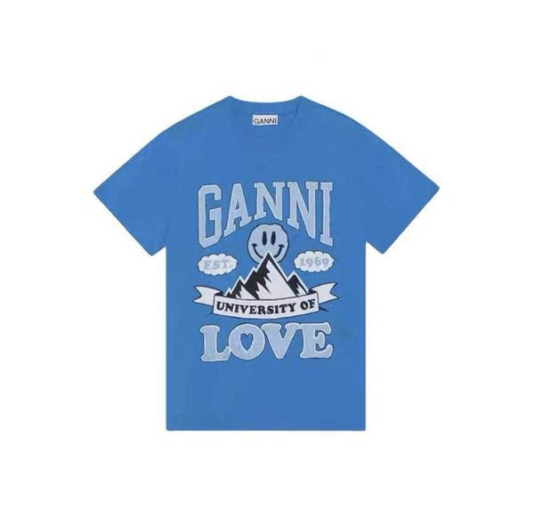 ganni 2023 designer t shirt womens classic design fashion pullover cotton t-shirt summer new womens sports sunshine printed pattern short sl, White
ganni 2023 designer t shirt womens classic design fashion pullover cotton t-shirt summer new womens sports sunshine printed pattern short sl, White