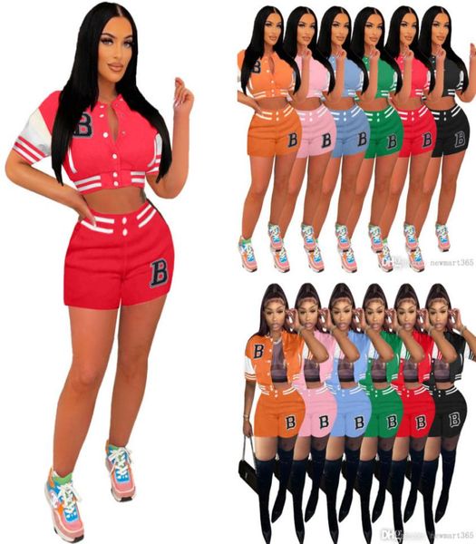 designer summer baseball tracksuits womens sweatsuit set two piece outfits fashionl jackets sport joggers shorts pants varsity sui7865264, Gray
designer summer baseball tracksuits womens sweatsuit set two piece outfits fashionl jackets sport joggers shorts pants varsity sui7865264, Gray