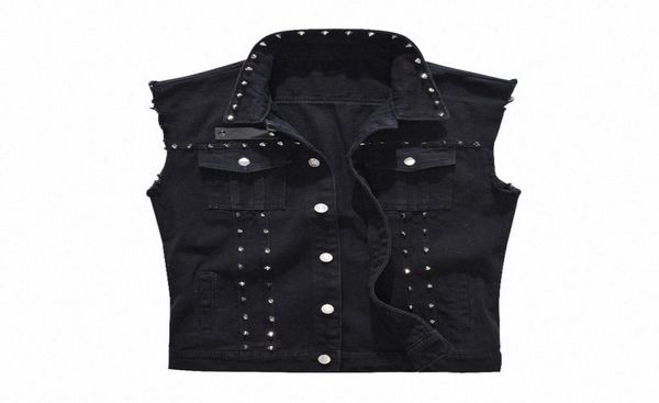 laamei 2019 denim vest men punk rock rivet cowboy black jeans waistcoat fashion men motorcycle style sleeveless jeans jacket 9kwv4564892, Black;white
laamei 2019 denim vest men punk rock rivet cowboy black jeans waistcoat fashion men motorcycle style sleeveless jeans jacket 9kwv4564892, Black;white