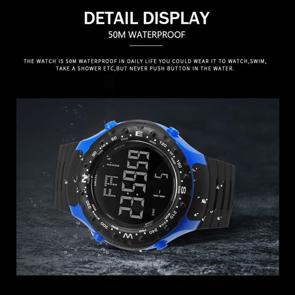 luxury watch for men 5bar waterproof smael watch s shock resist cool big men watches sport military 1342 led digital wrsitwatches 323c, Slivery;brown
luxury watch for men 5bar waterproof smael watch s shock resist cool big men watches sport military 1342 led digital wrsitwatches 323c, Slivery;brown