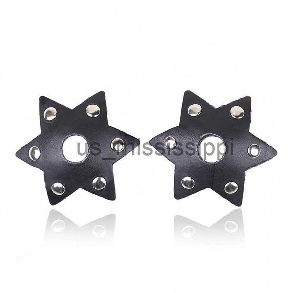 breast pad hollow breast stickers flirty fetish nipple covers pu leather pasties hexagram shaped nipple cover temptation x0831
breast pad hollow breast stickers flirty fetish nipple covers pu leather pasties hexagram shaped nipple cover temptation x0831