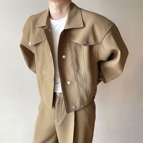 mens jackets clothing design highend niche short shoulder pad jacket spring and autumn fashion allmatch casual cardigan 230831, Black;brown
mens jackets clothing design highend niche short shoulder pad jacket spring and autumn fashion allmatch casual cardigan 230831, Black;brown