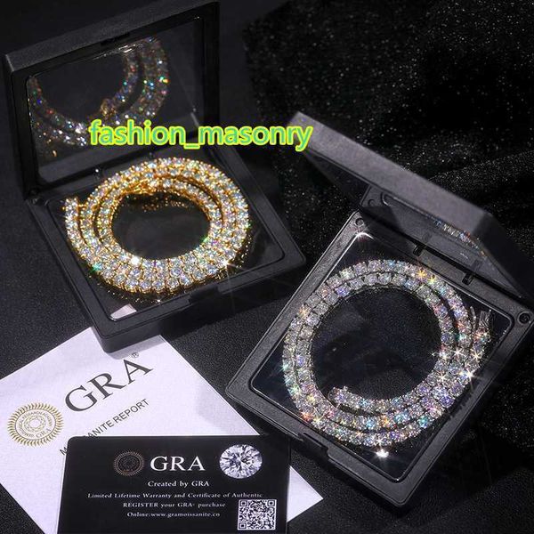 new packaging gift box 925 sterling silver vvs moissanite diamond cluster tennis chain necklace for women 
new packaging gift box 925 sterling silver vvs moissanite diamond cluster tennis chain necklace for women