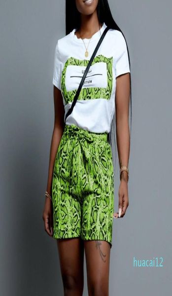 fashionsummer outfits new women short sleeve round neck elastic snake printed short pants neon green two piece sets trac1300742, White
fashionsummer outfits new women short sleeve round neck elastic snake printed short pants neon green two piece sets trac1300742, White