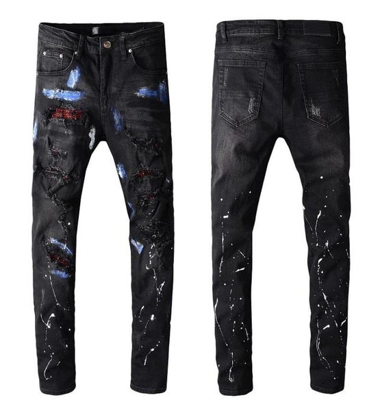 famous brand mens designer jeans men women motorcycle biker hip hop jeans mens distressed ripped black skinny jeans pants3919480, Blue
famous brand mens designer jeans men women motorcycle biker hip hop jeans mens distressed ripped black skinny jeans pants3919480, Blue