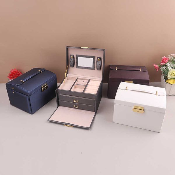 3 layers jewelry organizer box large capacity display holder earring ring bracelet storage case for women double drawer 230814, Black;white
3 layers jewelry organizer box large capacity display holder earring ring bracelet storage case for women double drawer 230814, Black;white
