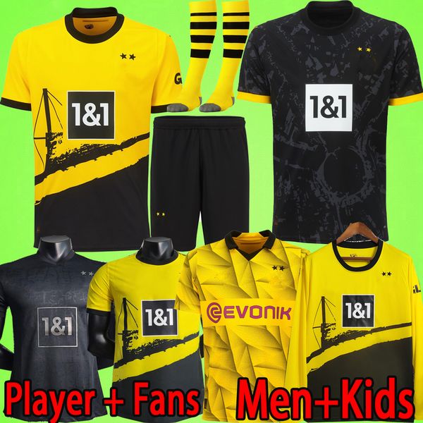 23/24 dortmunds soccer jerseys kids kit 2023 2024 bvbs football shirts cup boys maillots 23 24 fans player version reus haller brandt boruss, Black;yellow
23/24 dortmunds soccer jerseys kids kit 2023 2024 bvbs football shirts cup boys maillots 23 24 fans player version reus haller brandt boruss, Black;yellow