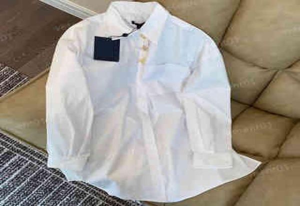 womens blouses shirts 2022ss logo presbyopic metal buttons lazy loose shirts fashion casual luxury blouses designer for women7990503, White
womens blouses shirts 2022ss logo presbyopic metal buttons lazy loose shirts fashion casual luxury blouses designer for women7990503, White