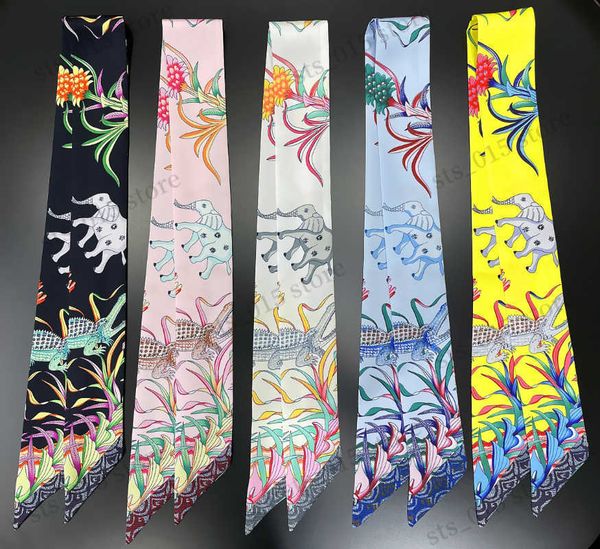scarves 2022 brand design elephant giraffe women scarf luxury silk scarf fashion hair headband foulard skinny bag scarves neckerchief t23042, Blue;gray
scarves 2022 brand design elephant giraffe women scarf luxury silk scarf fashion hair headband foulard skinny bag scarves neckerchief t23042, Blue;gray