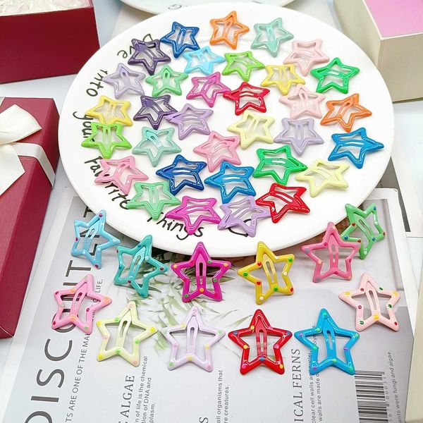 pentagram bb clip dopamine color hair clip luminous star hair clip shining children's headwear hair accessory edge clip, Slivery;white
pentagram bb clip dopamine color hair clip luminous star hair clip shining children's headwear hair accessory edge clip, Slivery;white