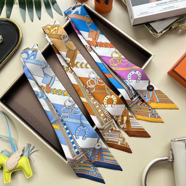 scarves high-end habana and mascot h scarf arm bag ribbon long thin narrow silk twill wrapped handle strap ma jia twill, Blue;gray
scarves high-end habana and mascot h scarf arm bag ribbon long thin narrow silk twill wrapped handle strap ma jia twill, Blue;gray