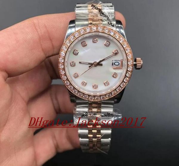 lady diamonds watch women watchs 31mm women watch day dateday girl sapphire glass wristwatch automatic mechanical, Slivery;brown
lady diamonds watch women watchs 31mm women watch day dateday girl sapphire glass wristwatch automatic mechanical, Slivery;brown