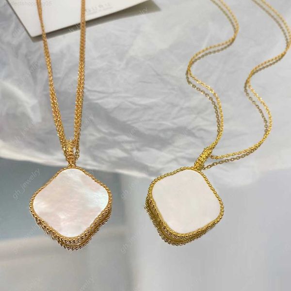 luxury designer fashion 4/four leaf clover pendant necklaces women's 18k gold mother-of-pearl 90cm long sweater chain available in mult, Silver
luxury designer fashion 4/four leaf clover pendant necklaces women's 18k gold mother-of-pearl 90cm long sweater chain available in mult, Silver