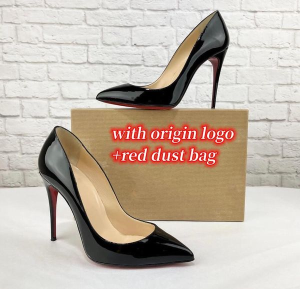 red shiny bottoms designer heels women dress shoes luxury high heel 6cm 8cm 10cm 12cm shoe round pointed toes pumps 35-44, Black
red shiny bottoms designer heels women dress shoes luxury high heel 6cm 8cm 10cm 12cm shoe round pointed toes pumps 35-44, Black