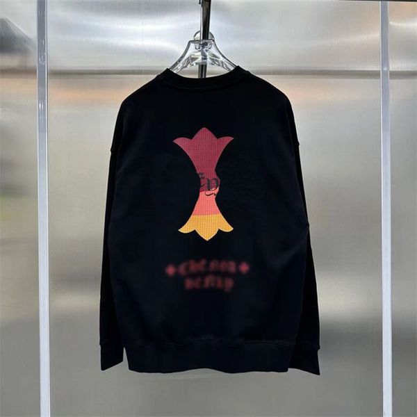 2023 autumn and winter new men's and women's pure cotton sweater letter printing pullover loose fit fashion and comfortable p202, Black;brown
2023 autumn and winter new men's and women's pure cotton sweater letter printing pullover loose fit fashion and comfortable p202, Black;brown