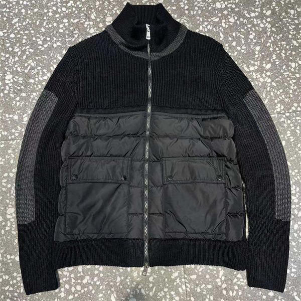 men jackets designer clothe down coat solid color logo patchwork quilted long sleeve cardigan stand collar mens jacket winter jacket, Black;brown
men jackets designer clothe down coat solid color logo patchwork quilted long sleeve cardigan stand collar mens jacket winter jacket, Black;brown