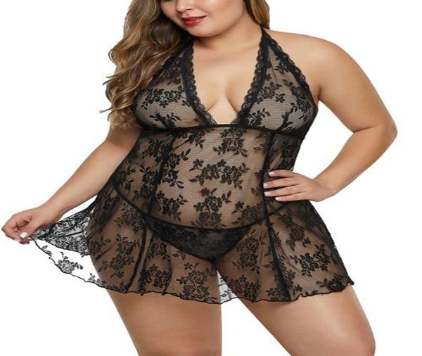 women open back floral lace plus size lingerie deep vneck chemise halterneck babydoll backless nightdress underwear nightwear sex6793179, Black;white
women open back floral lace plus size lingerie deep vneck chemise halterneck babydoll backless nightdress underwear nightwear sex6793179, Black;white