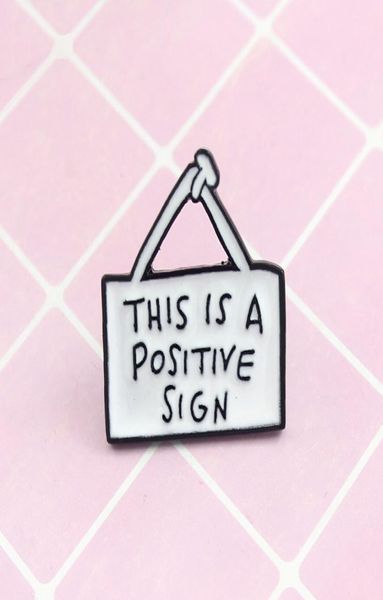 sign this is a positive sign special personality tide new brooch creative cartoon lapel denim badge pins9945018, Gray
sign this is a positive sign special personality tide new brooch creative cartoon lapel denim badge pins9945018, Gray