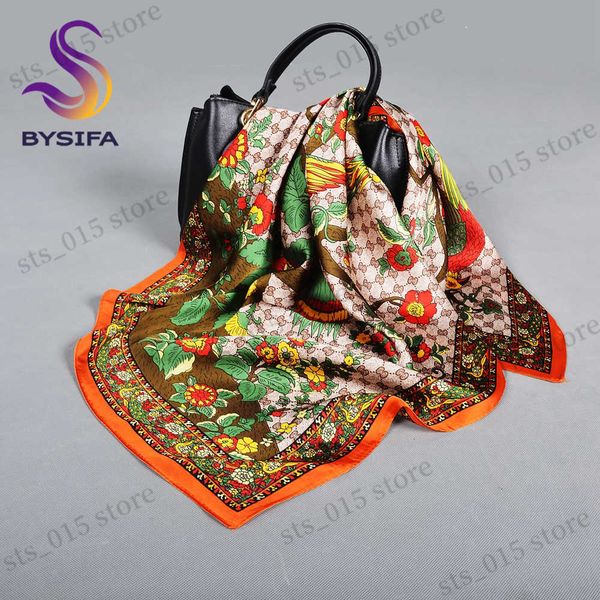 scarves bysifa letters silk scarf shawl spring fall fashion square coffee orange scarves foulard winter women headscarves accessories t23042, Blue;gray
scarves bysifa letters silk scarf shawl spring fall fashion square coffee orange scarves foulard winter women headscarves accessories t23042, Blue;gray