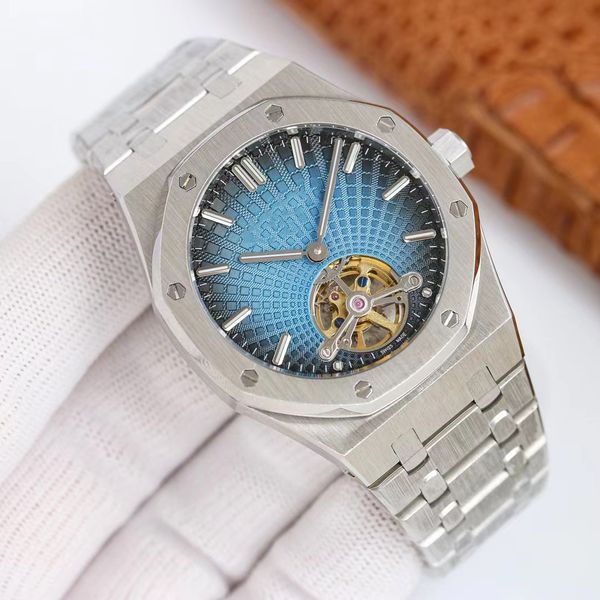 mens watch extra thin a2924 automatic tourbillon 41mm 316l steel case black tapisserie dial stick markers stainless bracelet, Slivery;brown
mens watch extra thin a2924 automatic tourbillon 41mm 316l steel case black tapisserie dial stick markers stainless bracelet, Slivery;brown