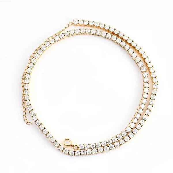 medboo fine jewelry 3mm vvs1d moissanite tennis necklace 14k yellow gold chain certified luxury gift jewellery, Silver
medboo fine jewelry 3mm vvs1d moissanite tennis necklace 14k yellow gold chain certified luxury gift jewellery, Silver