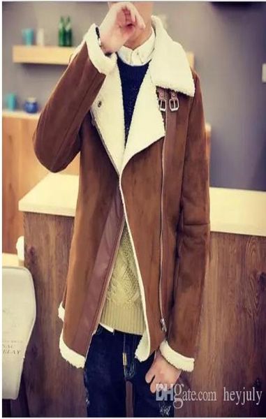 designer fall winter coat faux fur suede jacket side zipper lamb mens warm coat9697171, Black;brown
designer fall winter coat faux fur suede jacket side zipper lamb mens warm coat9697171, Black;brown