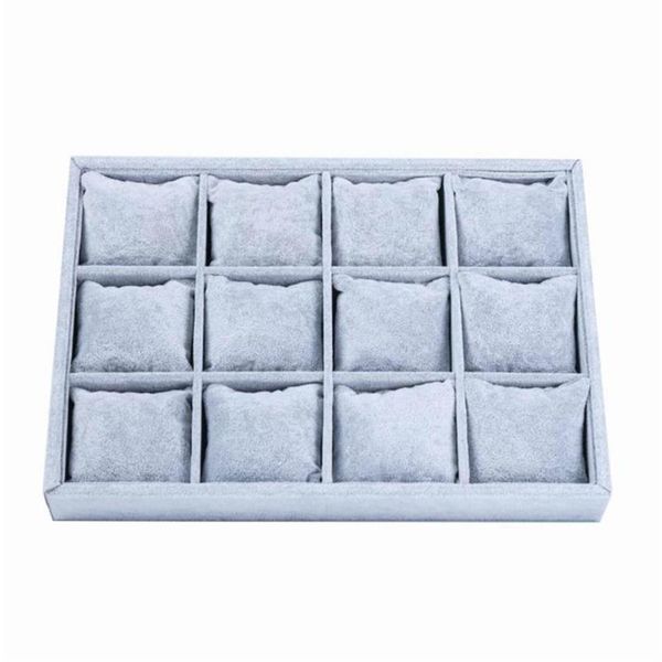 stackable 12 girds jewelry trays storage tray showcase display organizer lxae watch boxes & cases257i, Black;blue
stackable 12 girds jewelry trays storage tray showcase display organizer lxae watch boxes & cases257i, Black;blue