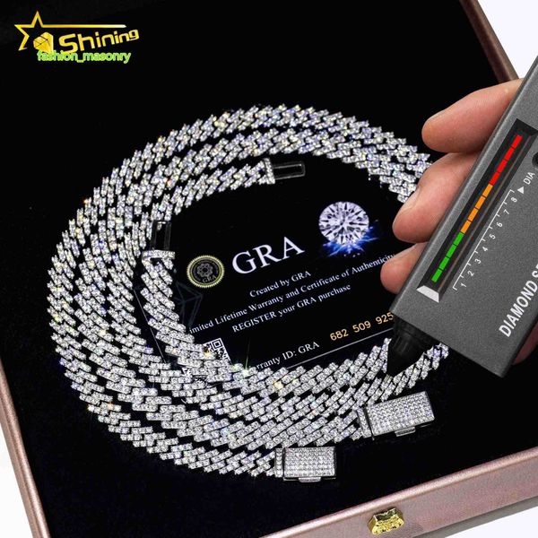 pass diamond tester moissanite jewellery hip hop necklace 8mm 10mm 925 sterling silver moissanite cuban link chain
pass diamond tester moissanite jewellery hip hop necklace 8mm 10mm 925 sterling silver moissanite cuban link chain